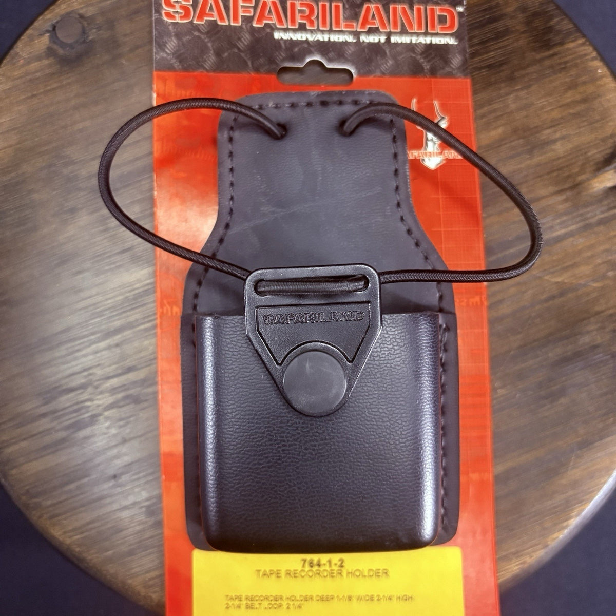 Safariland Tape Recorder Holder Universal Leather Cassette Pouch 764-1-2