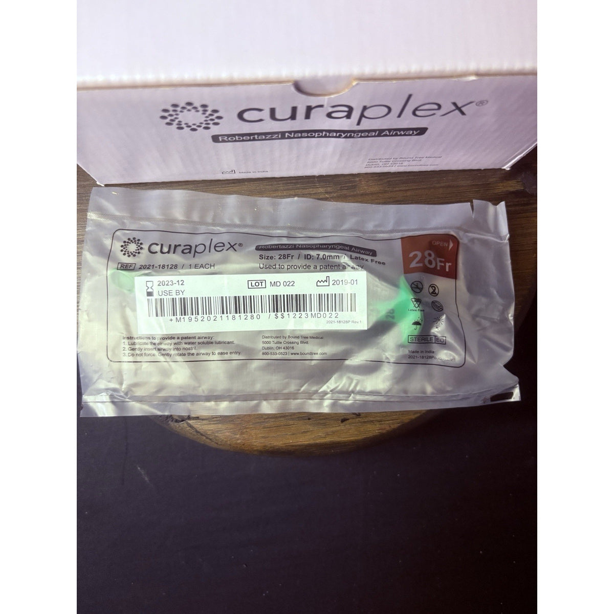 Robertazzi Nasopharyngeal (Box Of 10) Airway 28 Fr. ID 7mm 181128