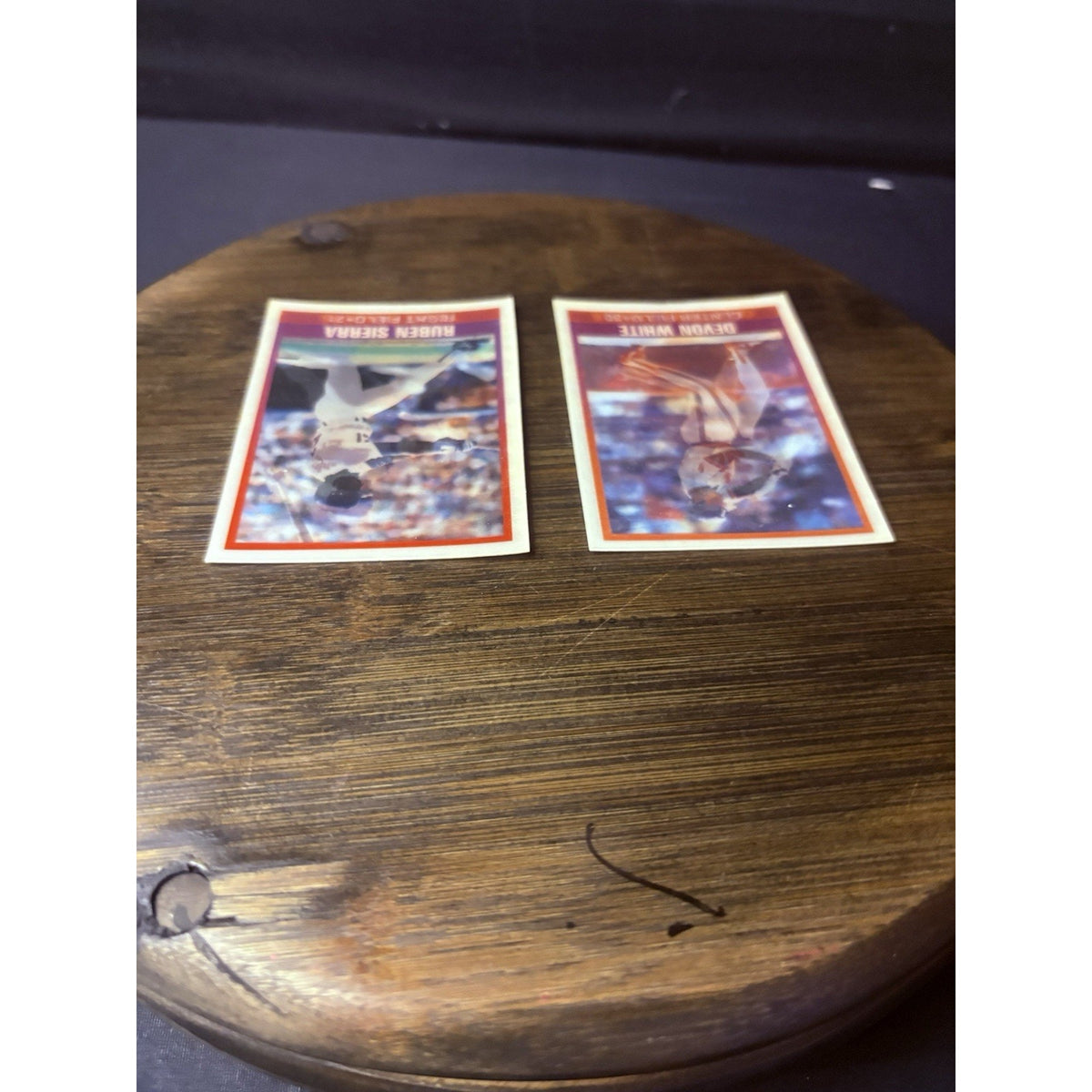 Sportsflics Rookie Lot (2) High Grade Devon White & Ruben Sierra Cards