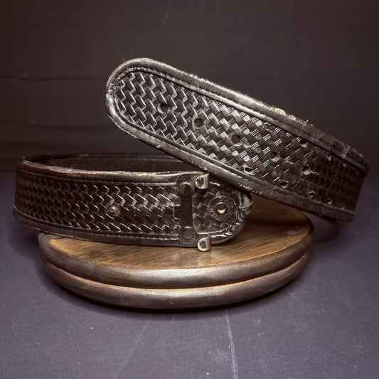 Bianchi Duty Belt Size 36" AccuMold 7960 Black Basketweave Leather