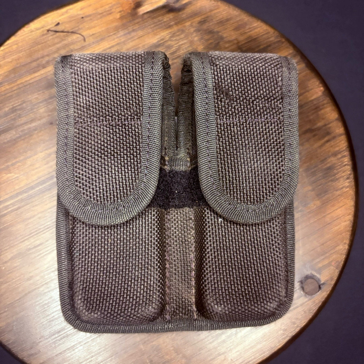 Bianchi Nylon Magazine Pouch Carrier Size 2 (9mm & .40 Double Stack) Hook & Loop