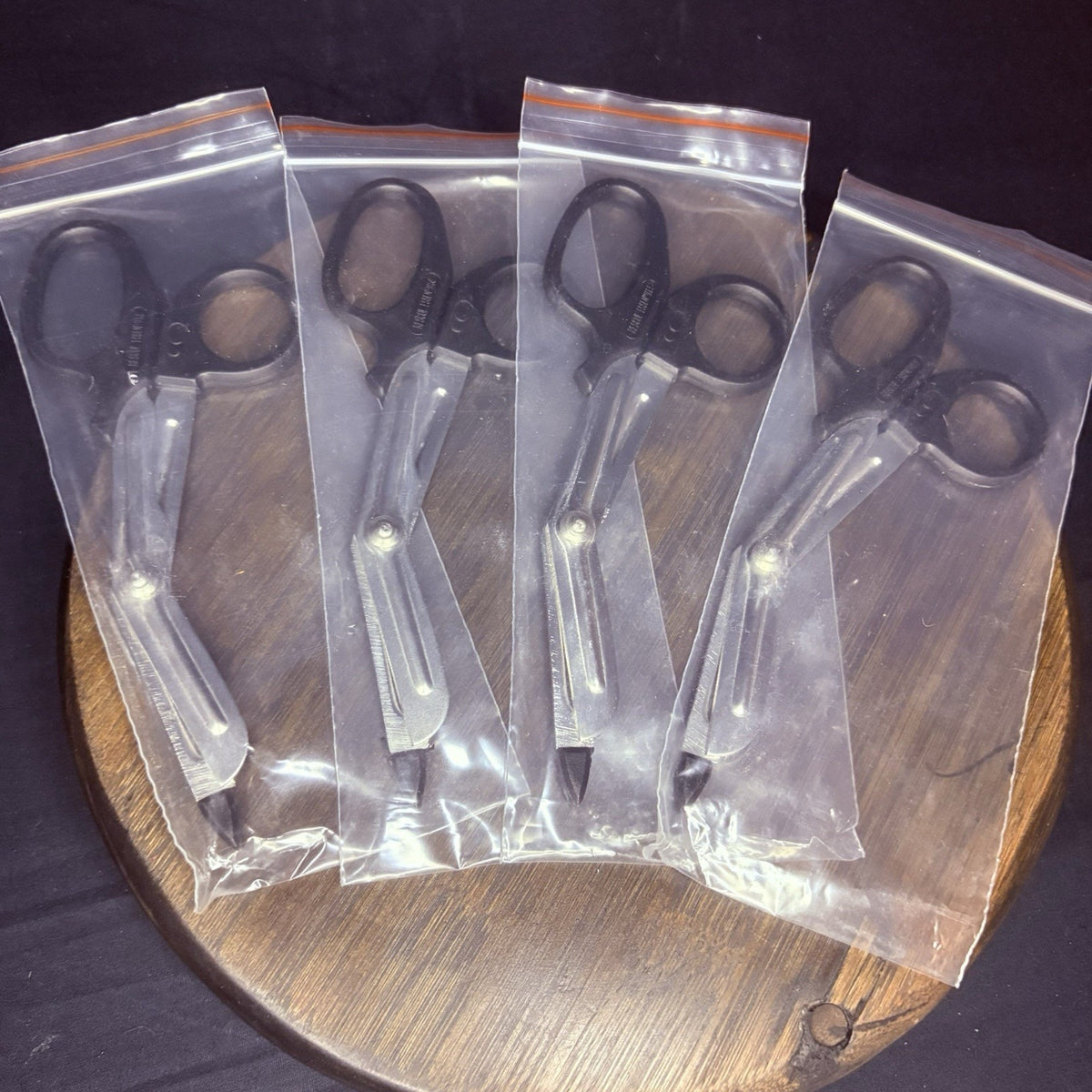 Trauma Shears 5.5" Stainless EMT Scissors w/Rubber Safety Tip Pack Of 4