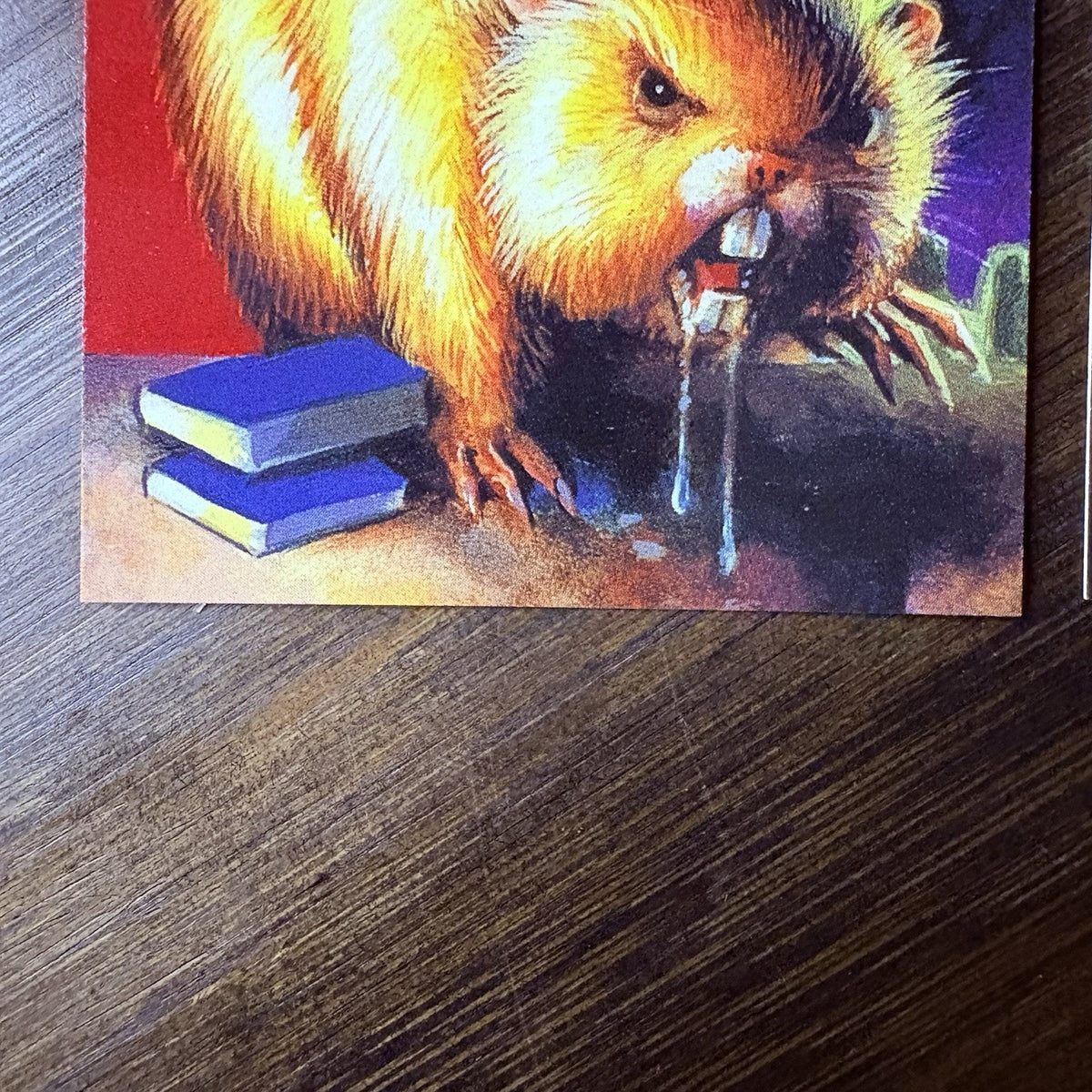 1996 Topps Goosebumps Lot Of (2) "Hamster & Bird" Trading Cards All High Grade