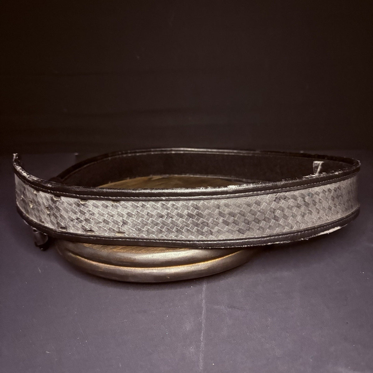 Bianchi Duty Belt (Size 40") Waist AccuMold Black Basket Weave Leather