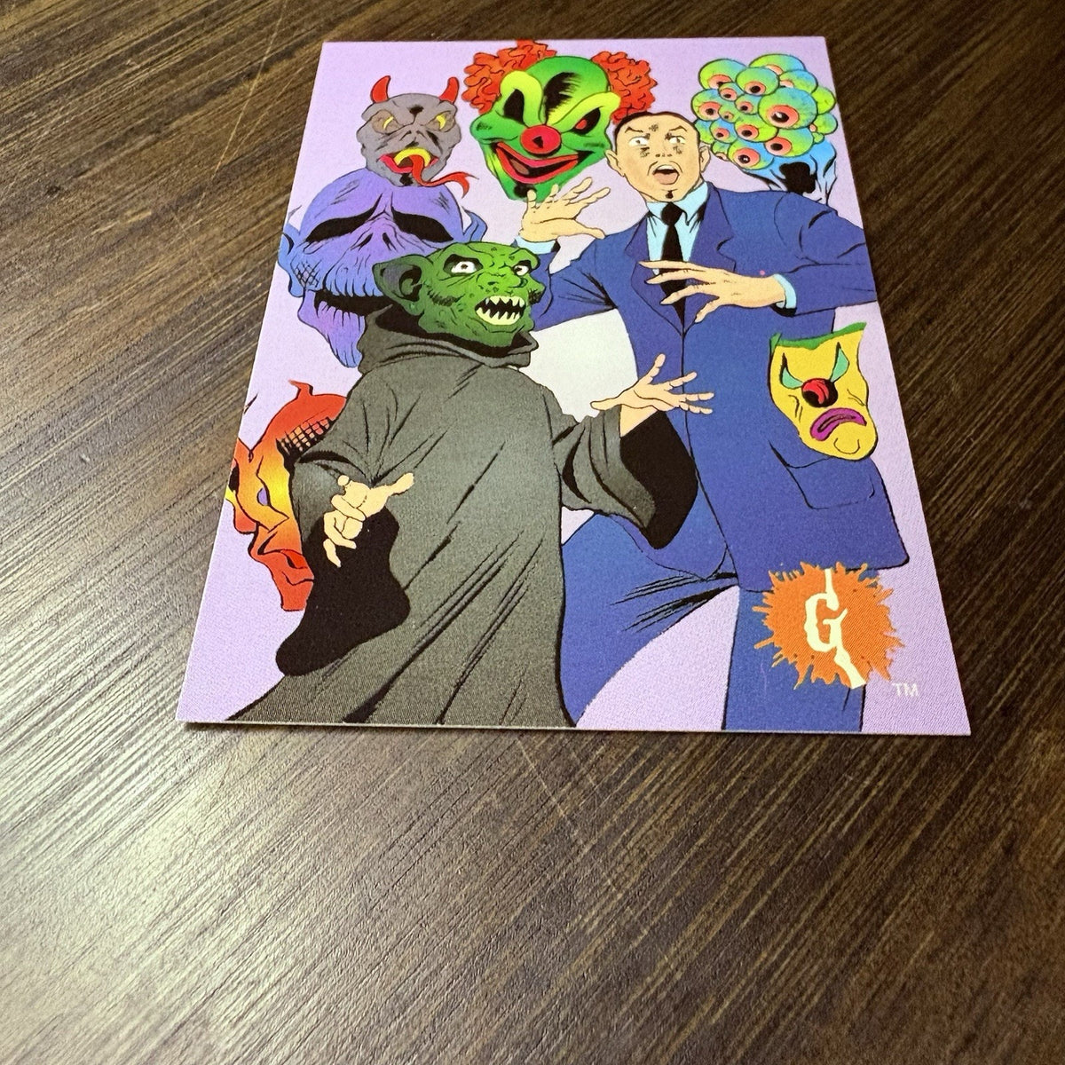 1996 Floating Faces Of Fear 33 R.L.Stine Goosebumps Trading Card, High Grade