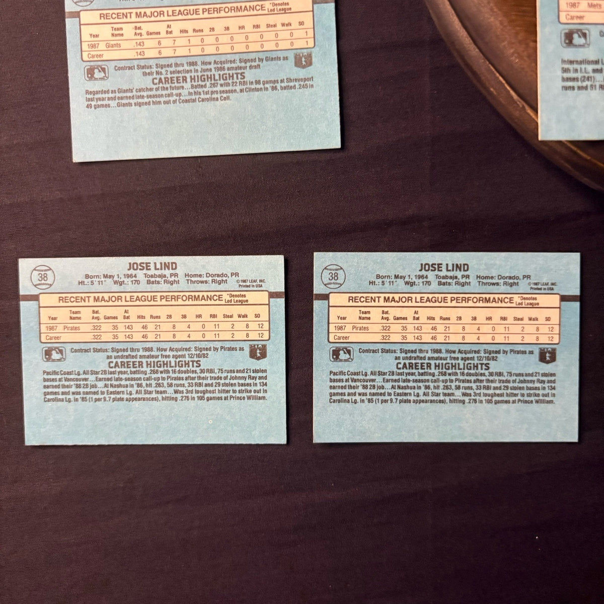 Donruss 1988 Rated Rookies Lot (15) Cards #37,#38,#39,#47,#68 High Grade MLB NM