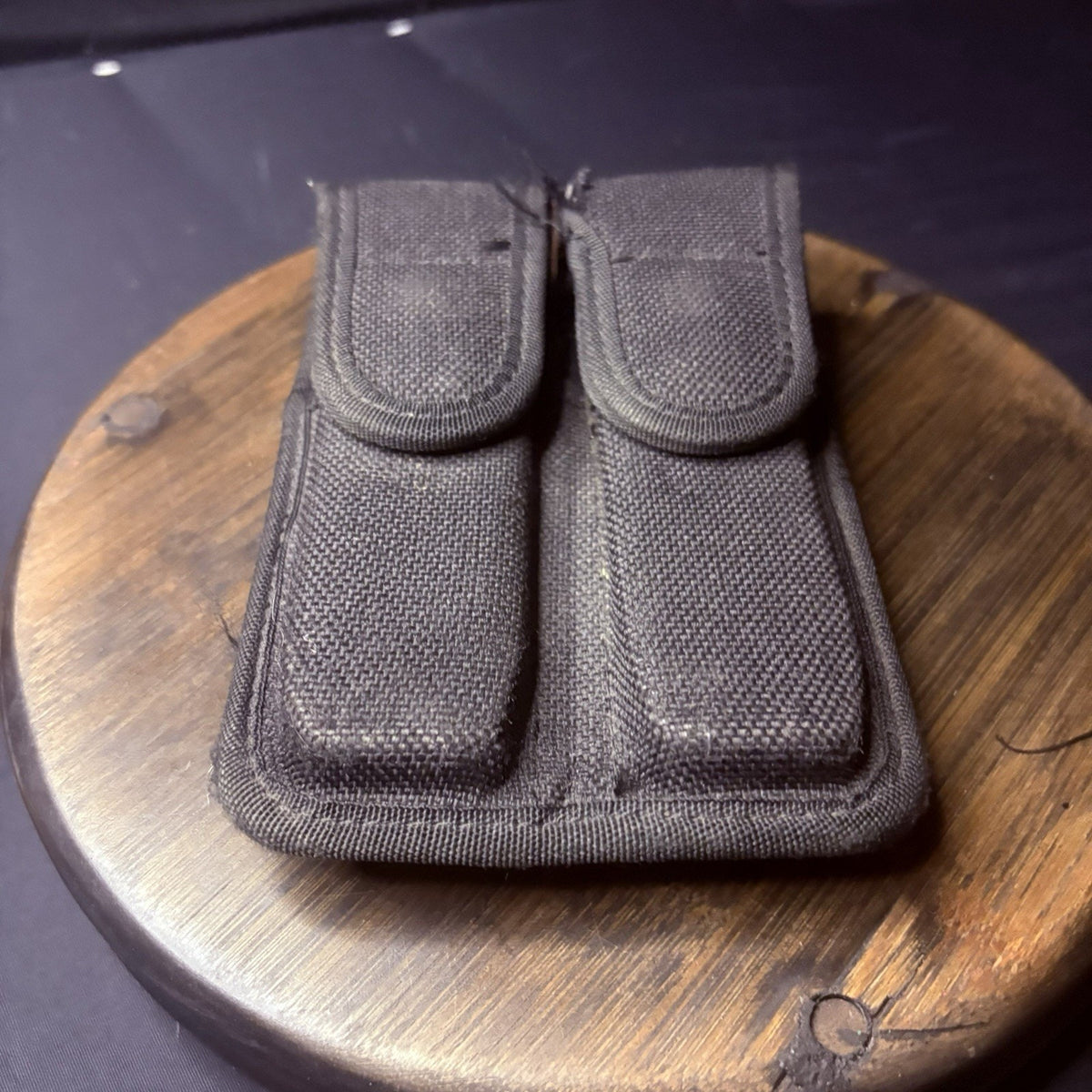 Bianchi 7302 Double Magazine Pouch Size 1 (10mm & .45) Single Stack 2.25" Loop