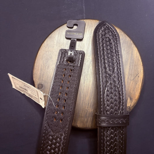 Safariland Duty Belt Size 28" Model 94 Lined Basket Weave 94-28-4 Hook & Loop