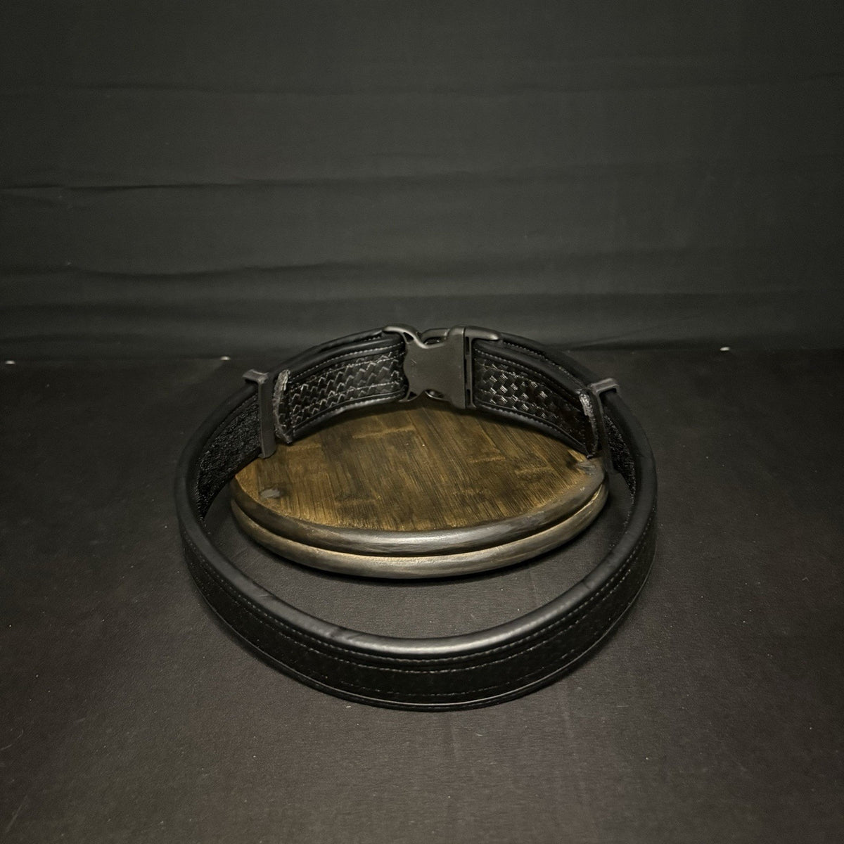 BLACKHAWK Duty Belt Size Small Cop-Lok Buckle, Basketweave Black Reinforced 2"