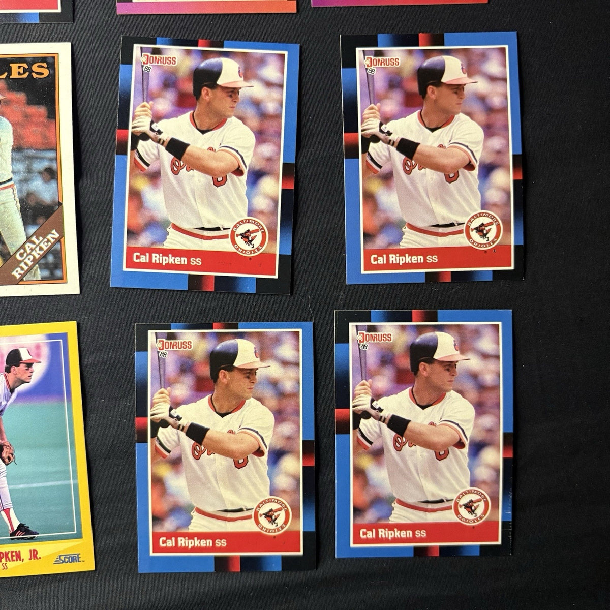 Cal Ripken Jr. 1988 Lot (15) High Grade Card Baltimore Orioles HOF Topps Donruss