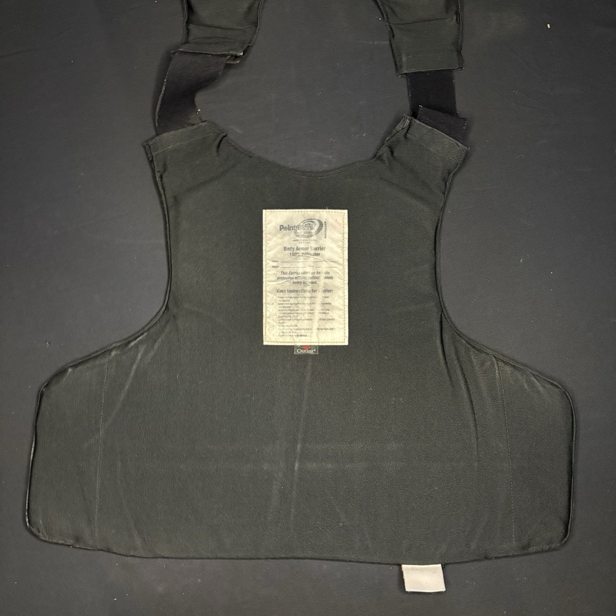 PB Armor 3A Bullet Proof Vest IIIA Size Large w/ Trauma Plate Concealable Vest