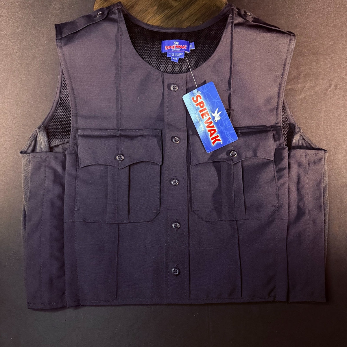 Spiewak Tactical Armor Carrier Vest Size 2XL XXL Long Dark Navy Mic Tab Duty