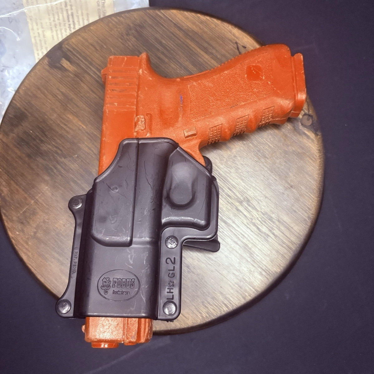 Fobus Glock LH Belt Holster GL-2BH Polymer Glock 17, 19, 22, 23, 31, 32, 34,35