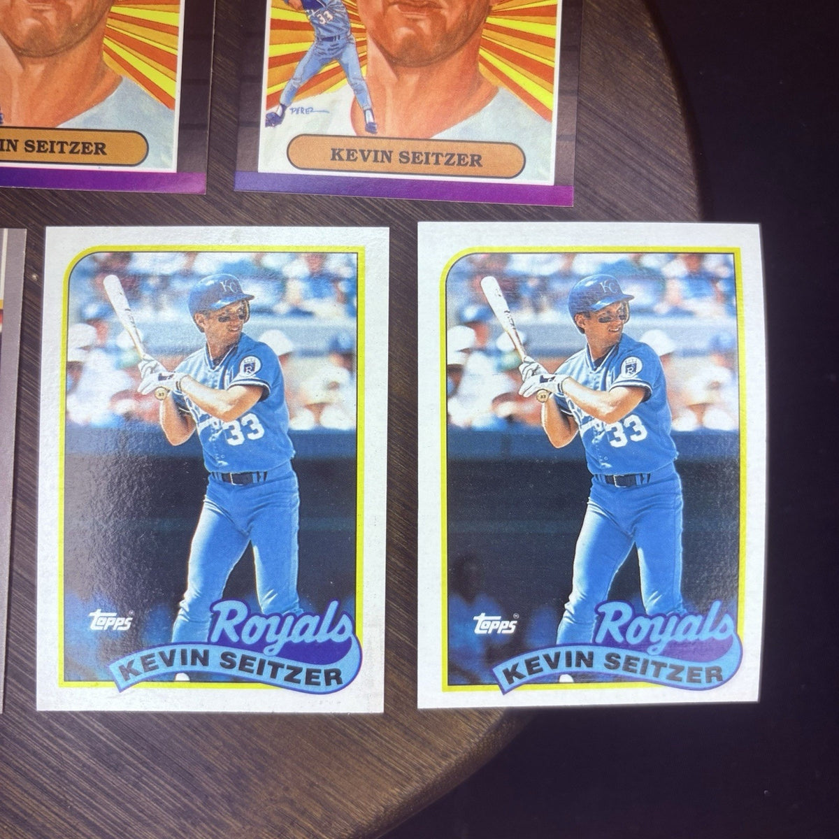 Kevin Seitzer (Lot Of 14) Trading Cards #670, #510, #292, #55, #238, No. 10