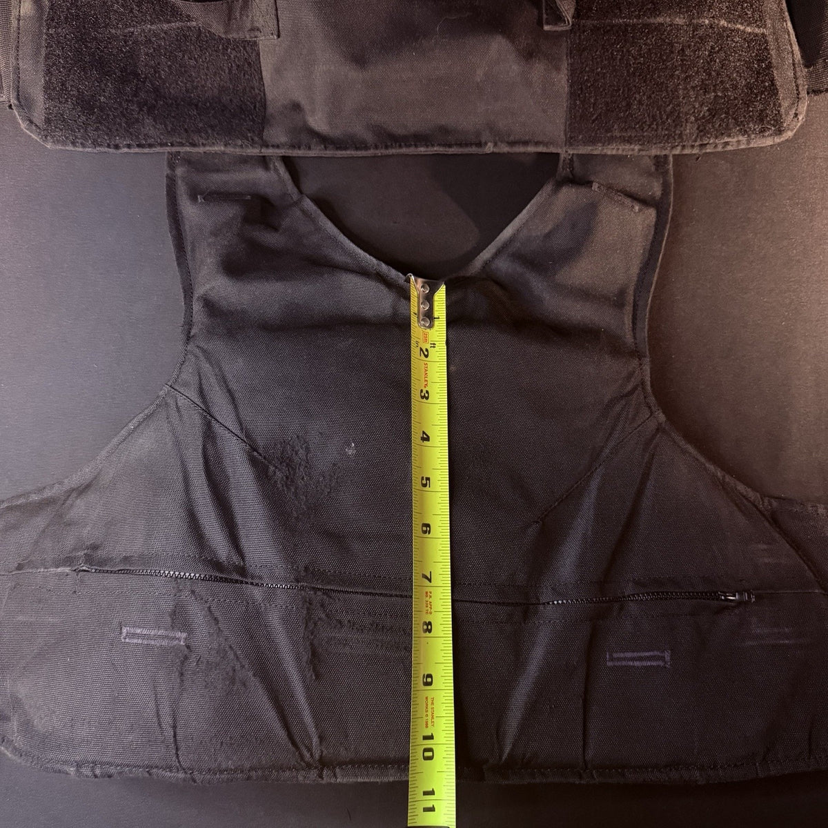 Duty Vest Carrier Size Small Black Tactical Plate Carrier w/Holster and Pouches