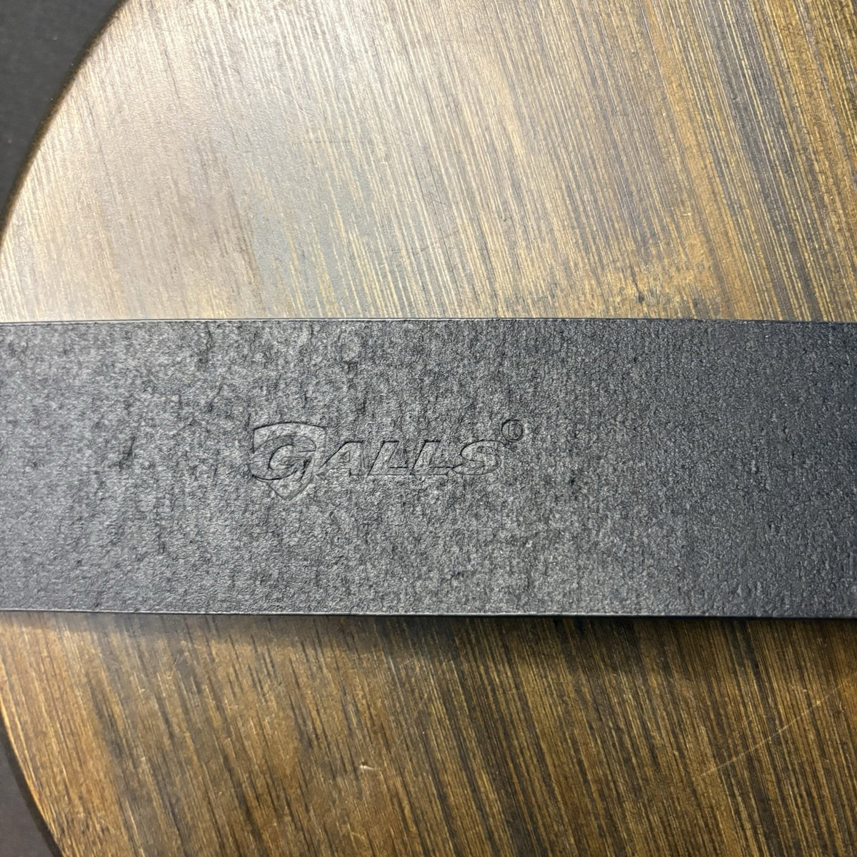 Galls Off Duty Belt Size 46” Plain Black Leather w/ Brass Buckle LP1213 Law Pro