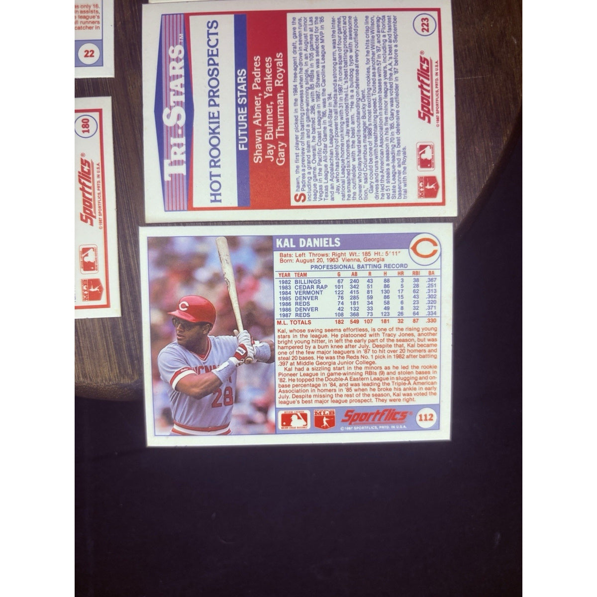 Vintage 1988 Hologram Sportflics (Lot of 7) Rare High Grade Card BO JACKSON
