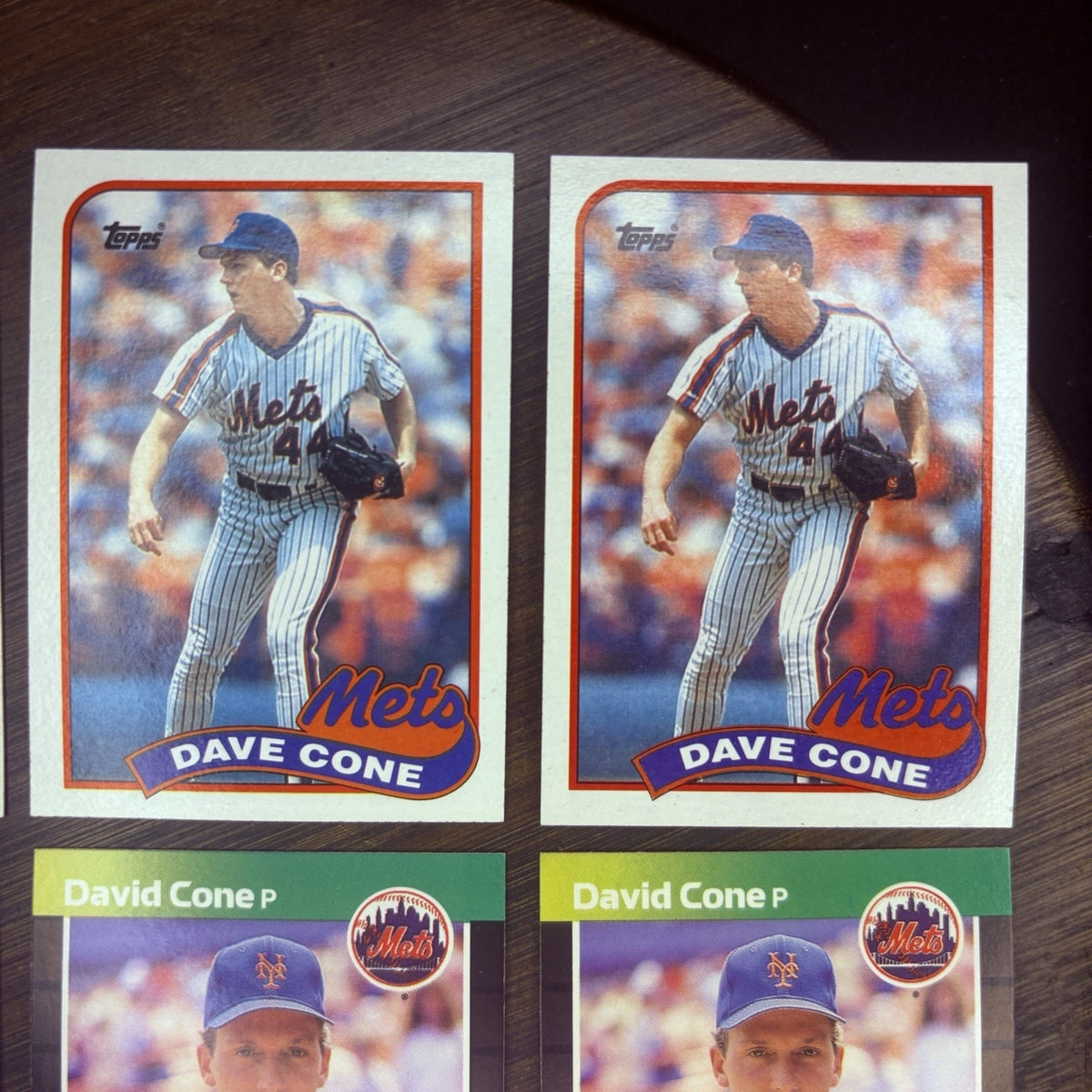 1989 David Cone (Lot Of 13) Trading Cards no. 9, #636, #388, #710