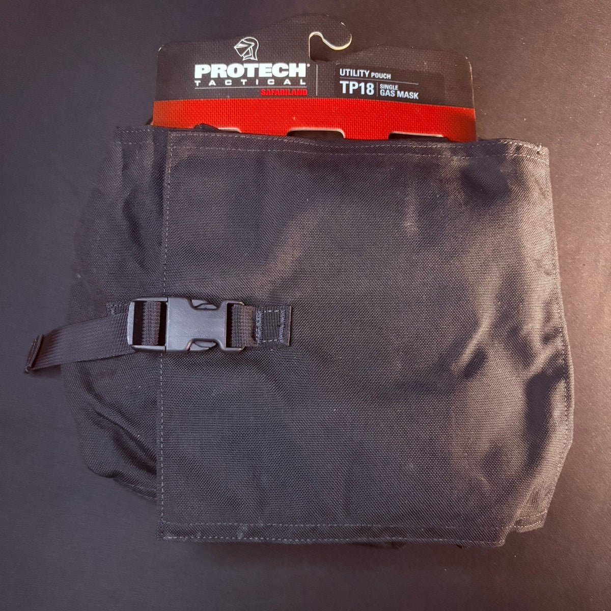 Protech Gas Mask Pouch TP18 Tactical Utility/Miscellaneous Single Black Bag