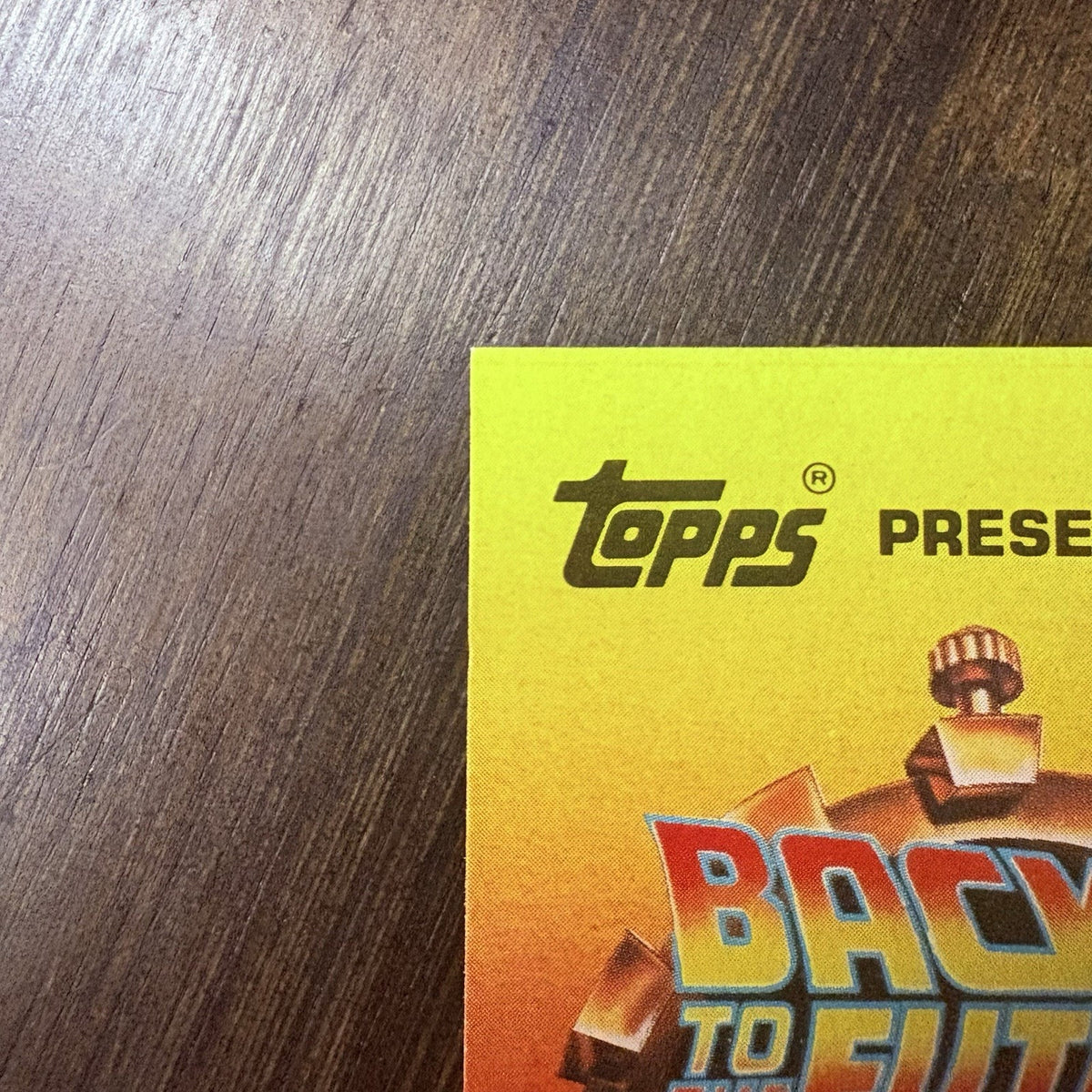 Back To The Future 2 1989 Topps #1 Title Card Will Grade High, See Photos