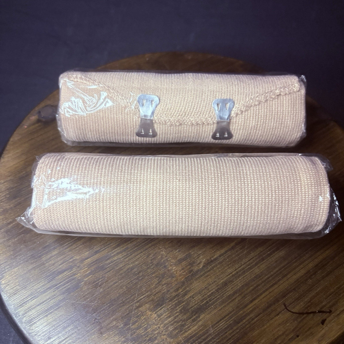 First Aid 6" Elastic Bandage with Clips Individually Sealed Rolls (2 Pack)