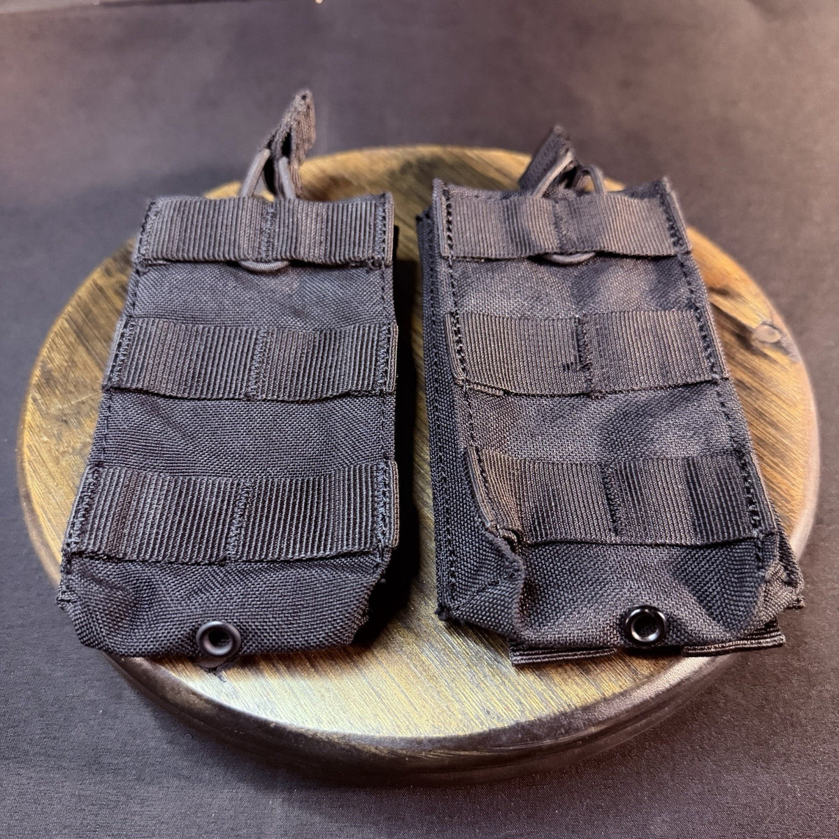 USA Made M4 Single Magazine Pouch MOLLE Black Nylon Lot Of 2
