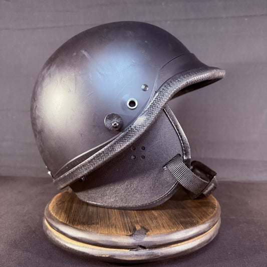 Crown Impact Helmet Size Large/ Jumbo Model C-4 906 Black USA Made Duty Headgear