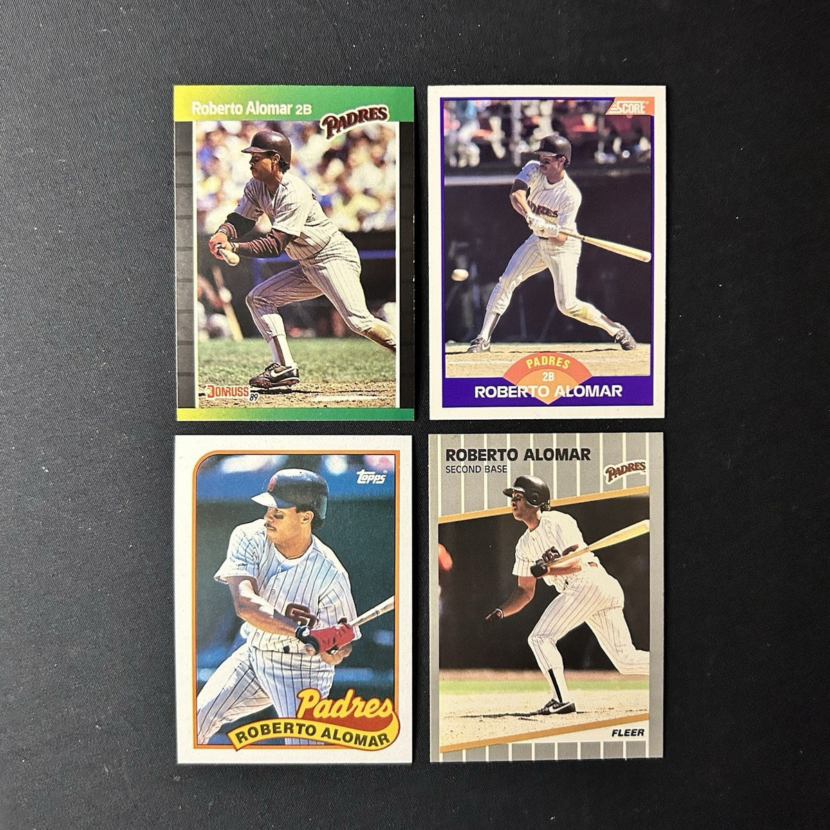 Roberto Alomar (Lot Of 4) Trading Cards #246, #206, #232, #299