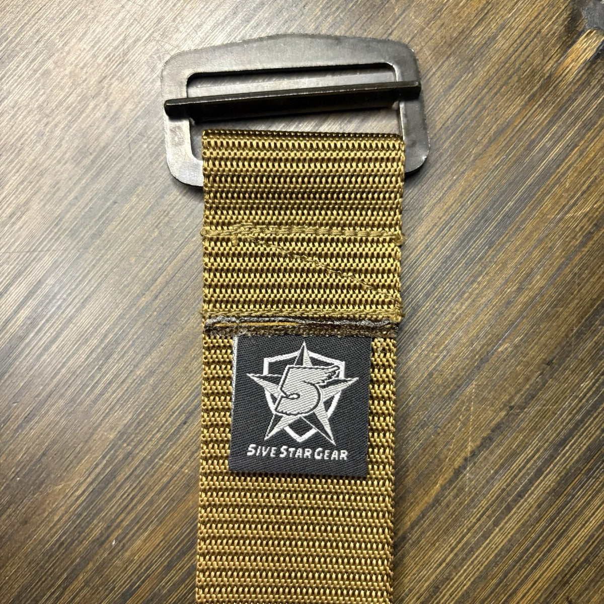 Five Star Gear Tactical BDU Nylon Belt Size Small Coyote Hook & Loop 1.75"