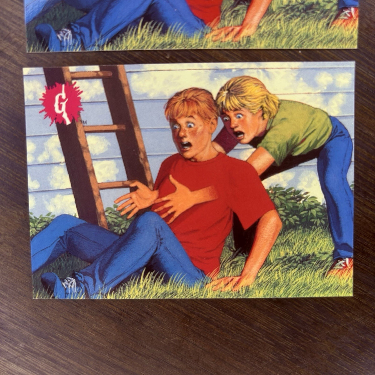 1996 Goosebumps Just Passing Through #28 Lot Of (2) High Grade Trading Cards