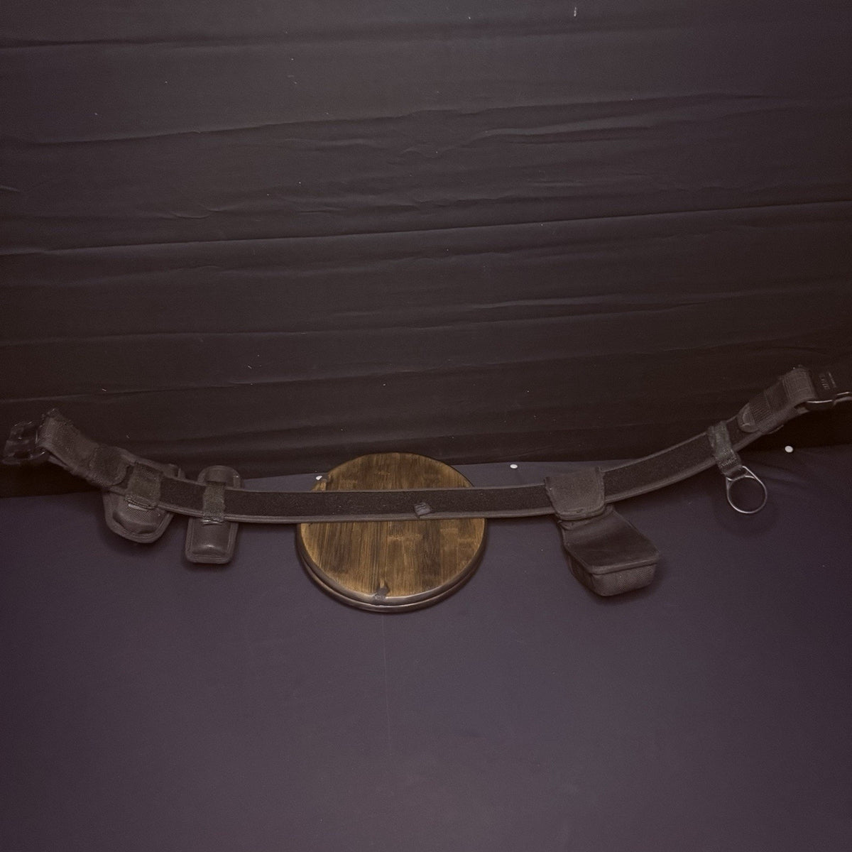 Bianchi Nylon Duty Belt 34"-40" w/Double Handcuff, Baton, Mace, Radio Holster
