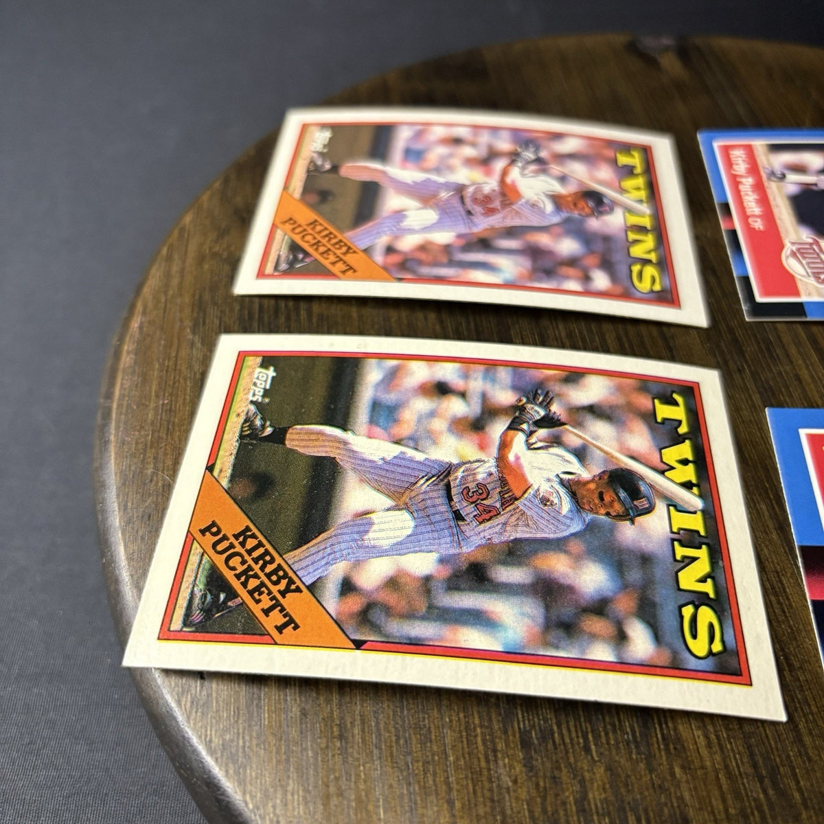 Kirby Puckett 8 Card Lot MLB Mint Condition
