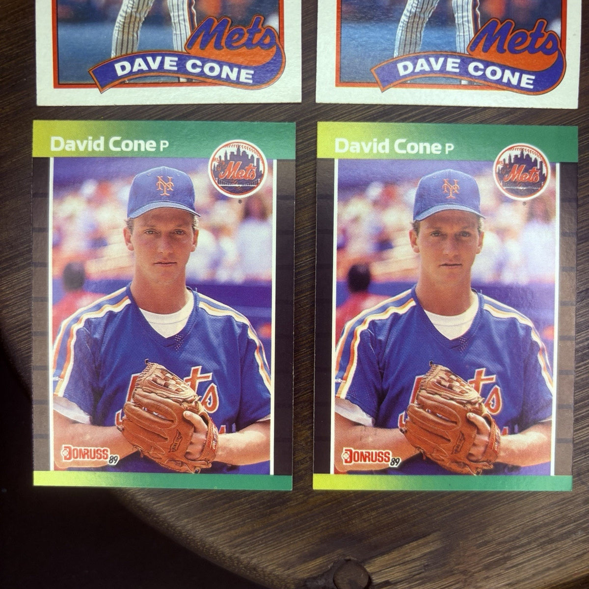 1989 David Cone (Lot Of 13) Trading Cards no. 9, #636, #388, #710
