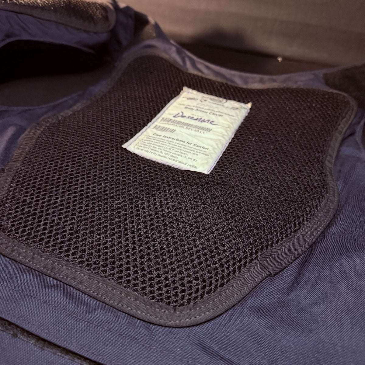 PB Tactical 3A Carrier Vest Size Large 50 Long Ballistic IIIA w/Vented Padding