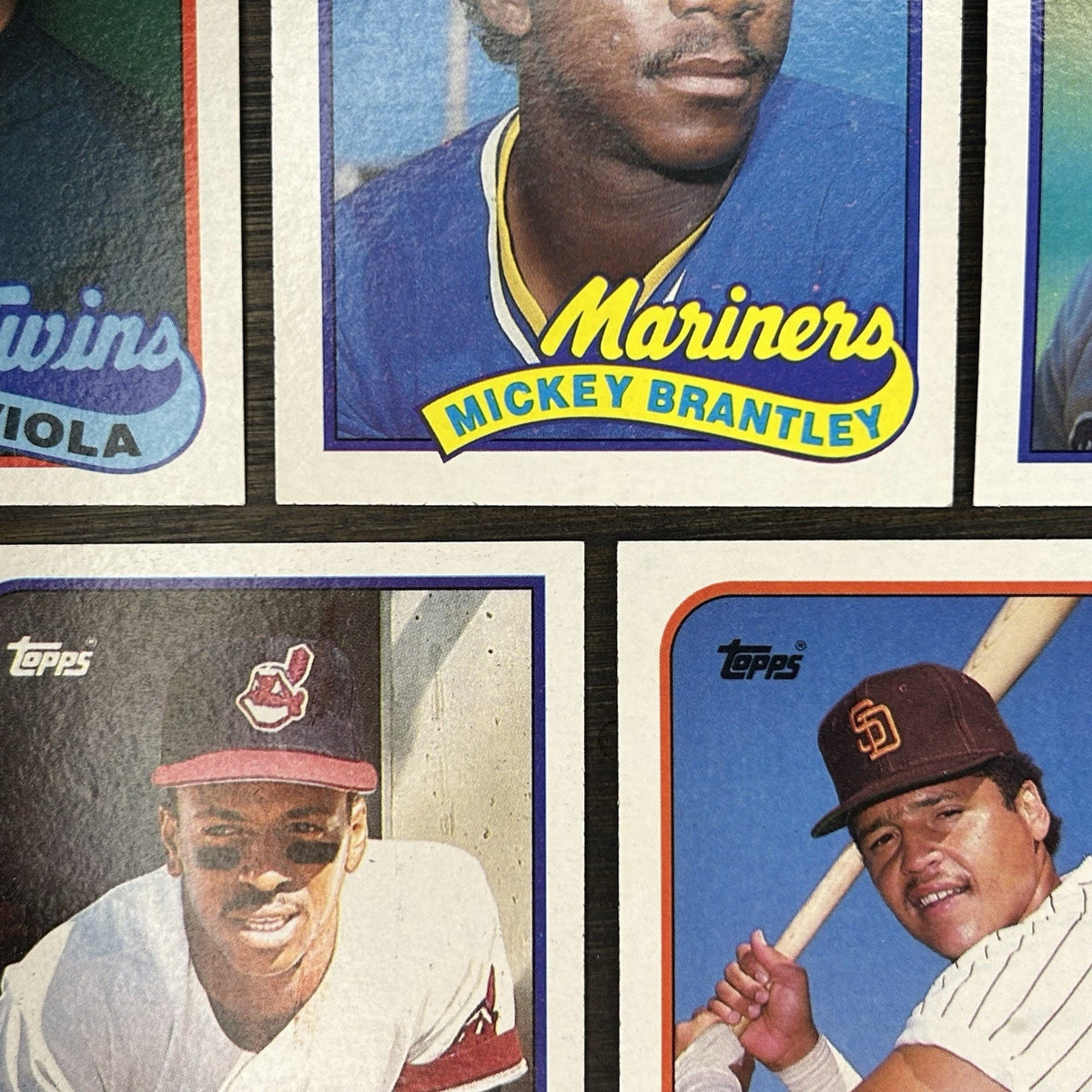 1989 Topps High Grade #120, #568, #697, #55, #449 MLB Trading Cards