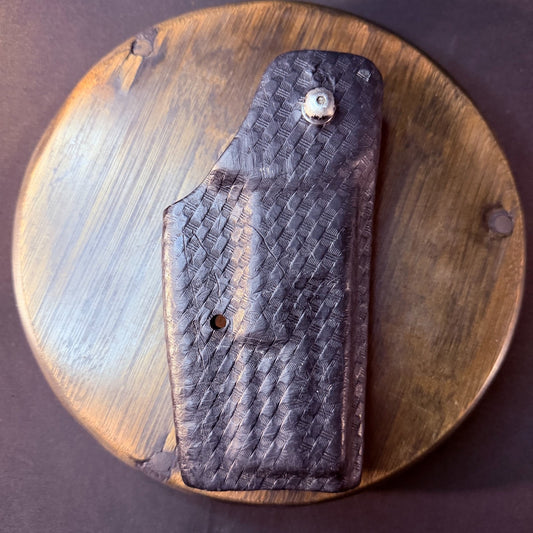 Safariland 6285 Smith & Wesson M&P Holster RH Basketweave, Cracked Leather