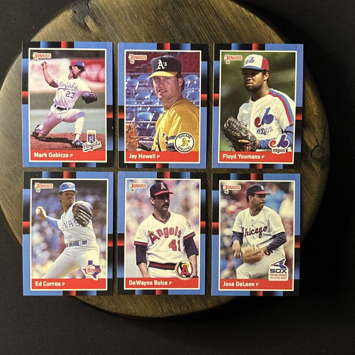 Donruss 1988 High Grade Cards #54, #55, #56, #57, #58, #59 (Lot of 6)