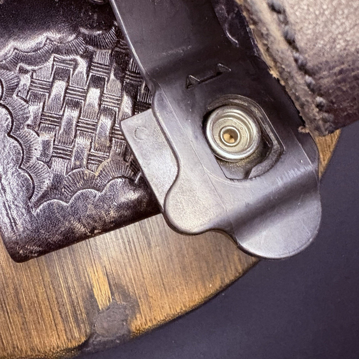 Bianchi 397 Tornado SLR Duty Holster Glock 19/17 Left Hand Basketweave Lock Snap