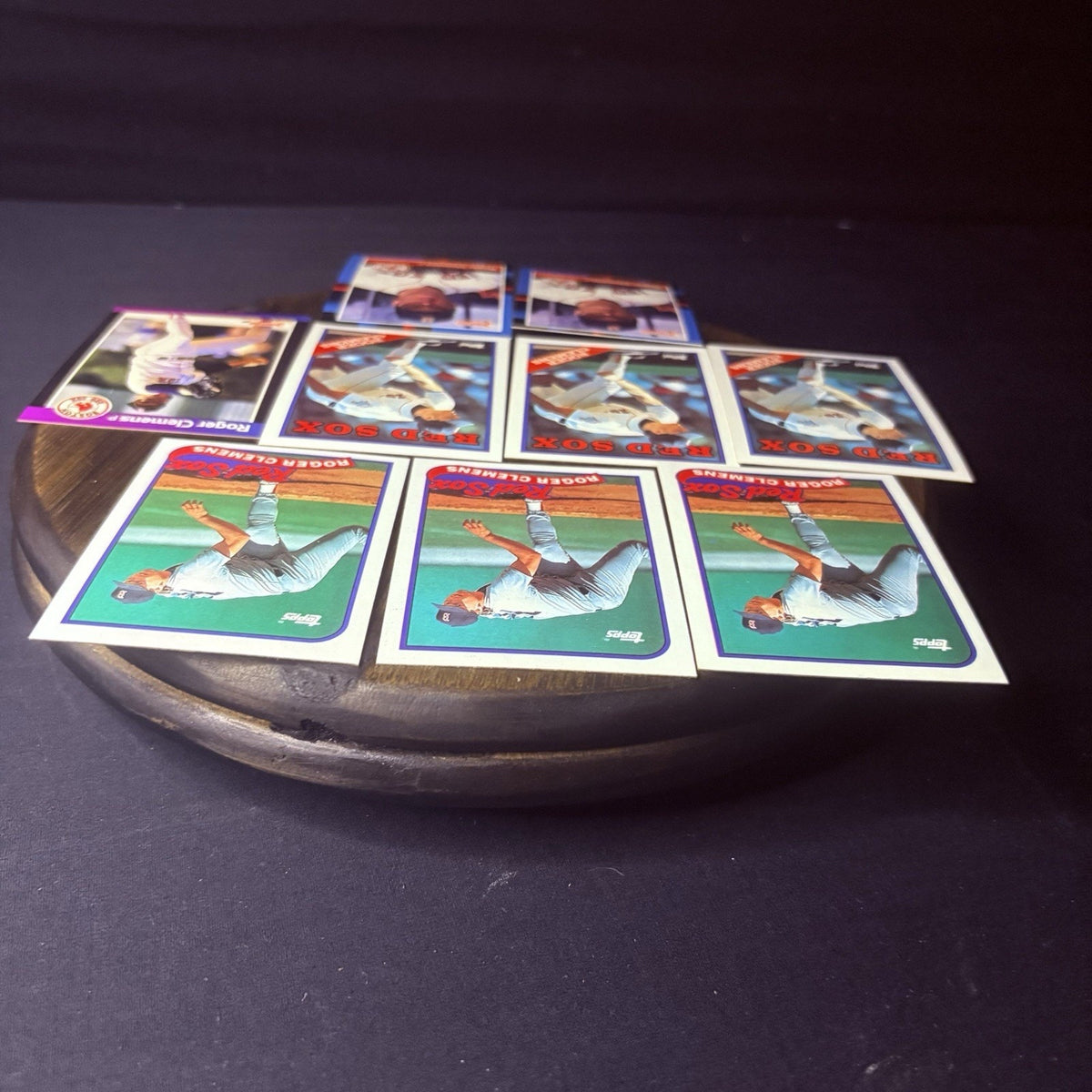 1987-1988 Roger Clemens (9) Card Lot, Topps & Donruss, #450, #280, #70, #51