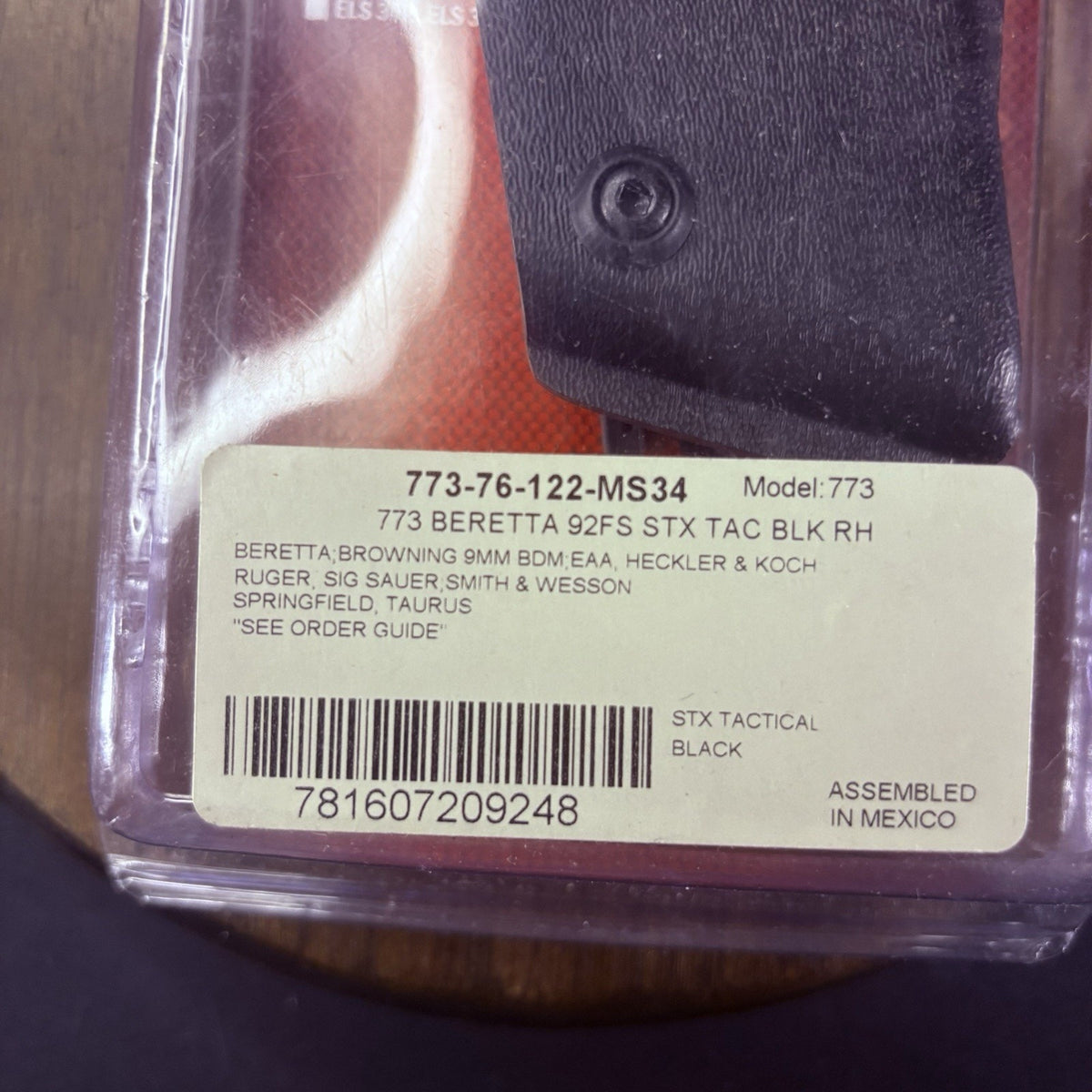 Safariland 773 Competition Magazine Pouch 9mm Beretta 92 STX Tactical MS34