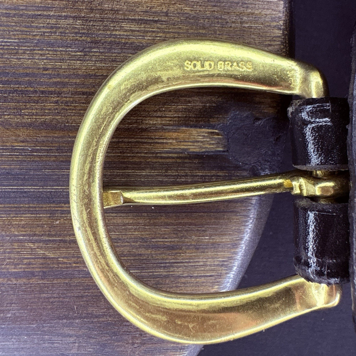 Don Hume Duty Belt Size 30" B106 Basketweave Black Leather Brass Buckle
