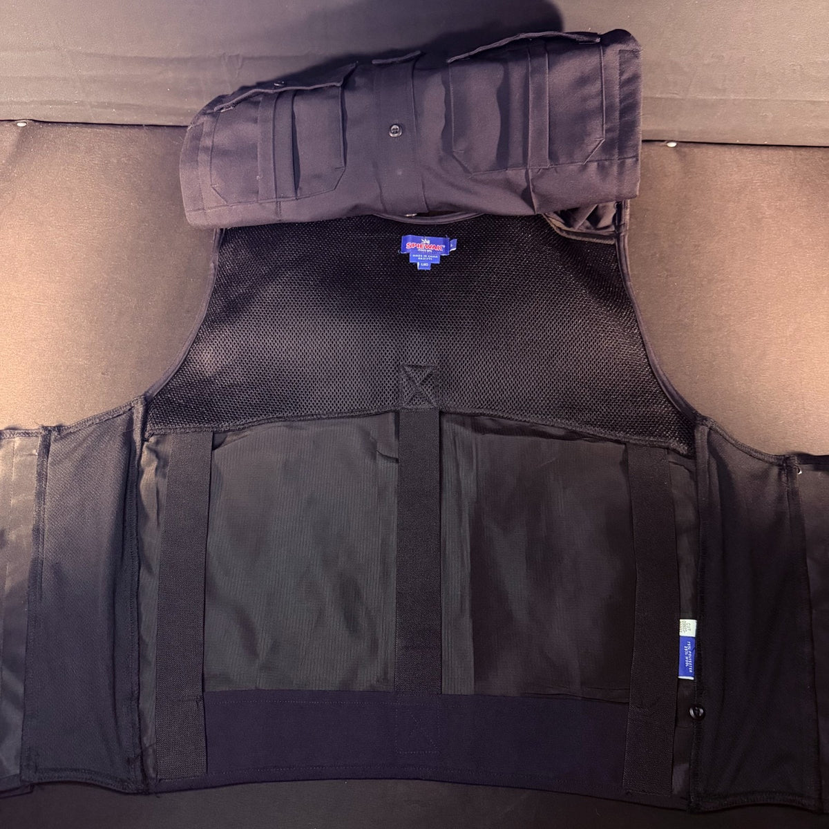 Spiewak Tactical Armor Carrier Vest Size Large Long Dark Navy Carrier Only