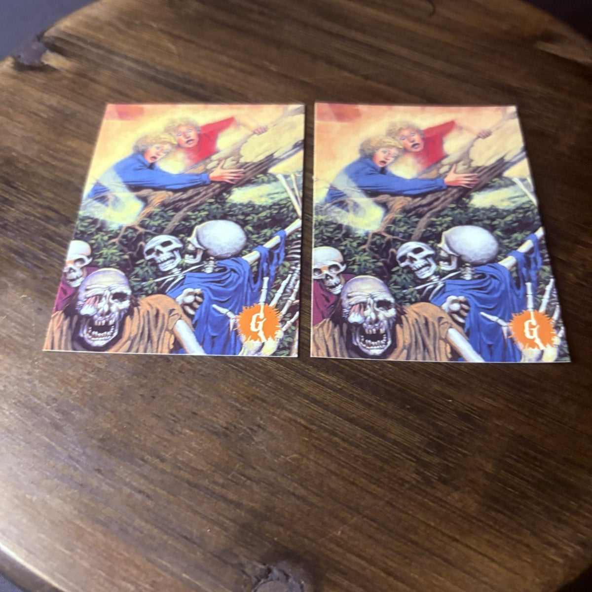 1996 Goosebumps #3 Death of the Living Dead Lot Of (2) High Grade Topps Card