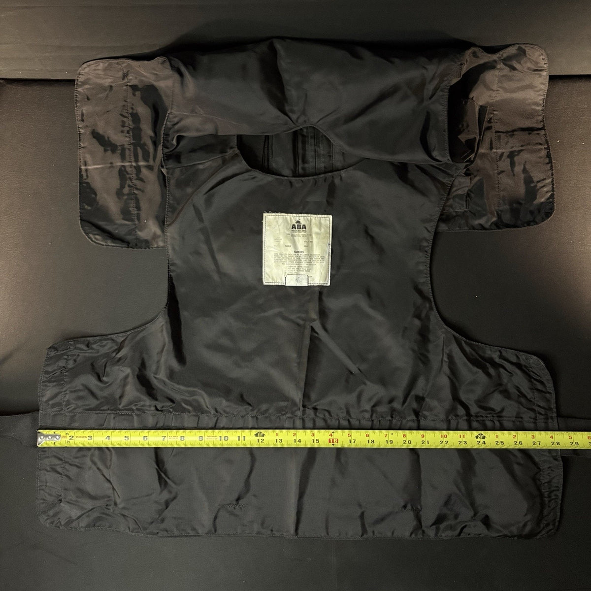 ABA Tactical Plate Carrier Vest Size XL Black With Pouches