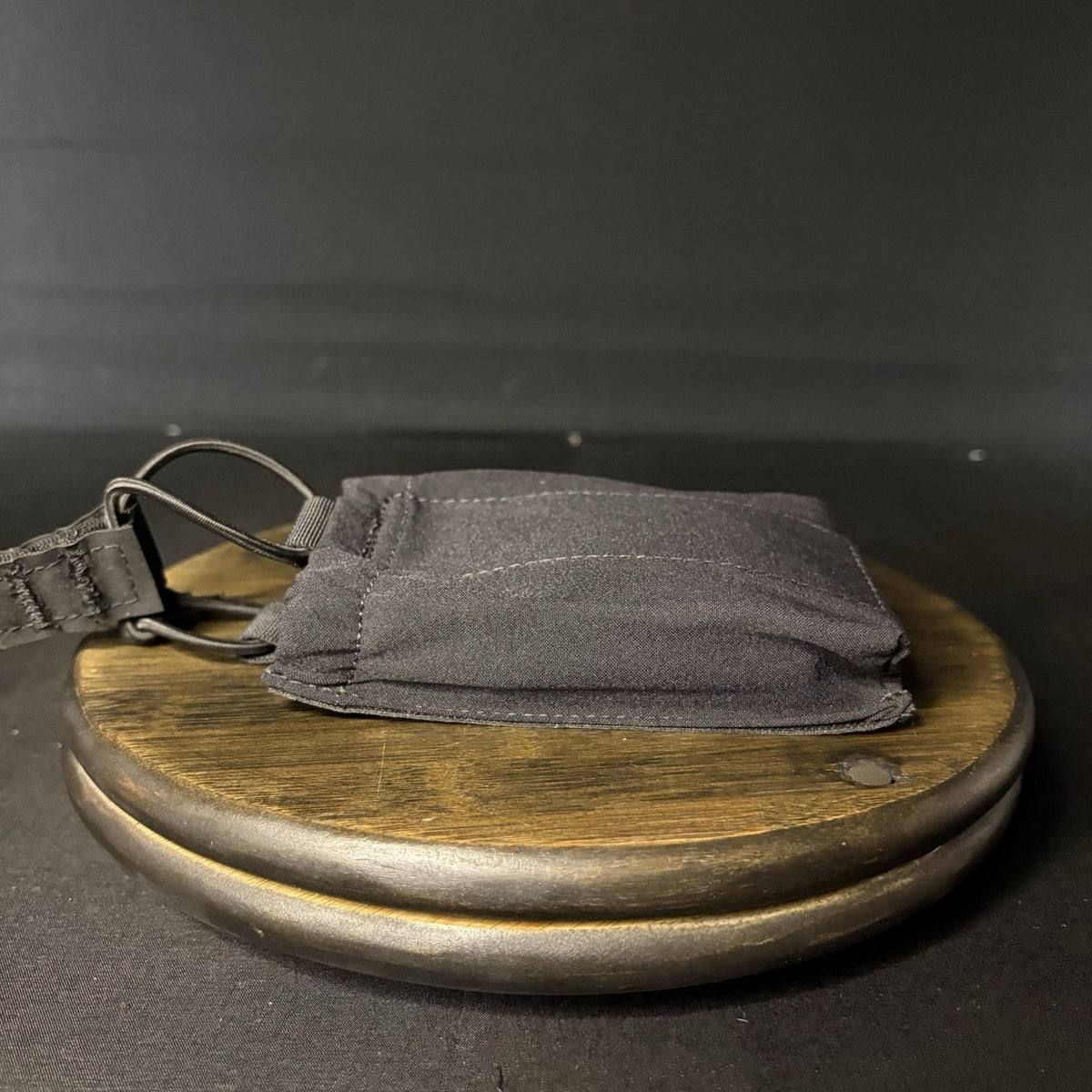 Tactical Vest Pouch Black Nylon Hook and Loop 6825 Left Pouch