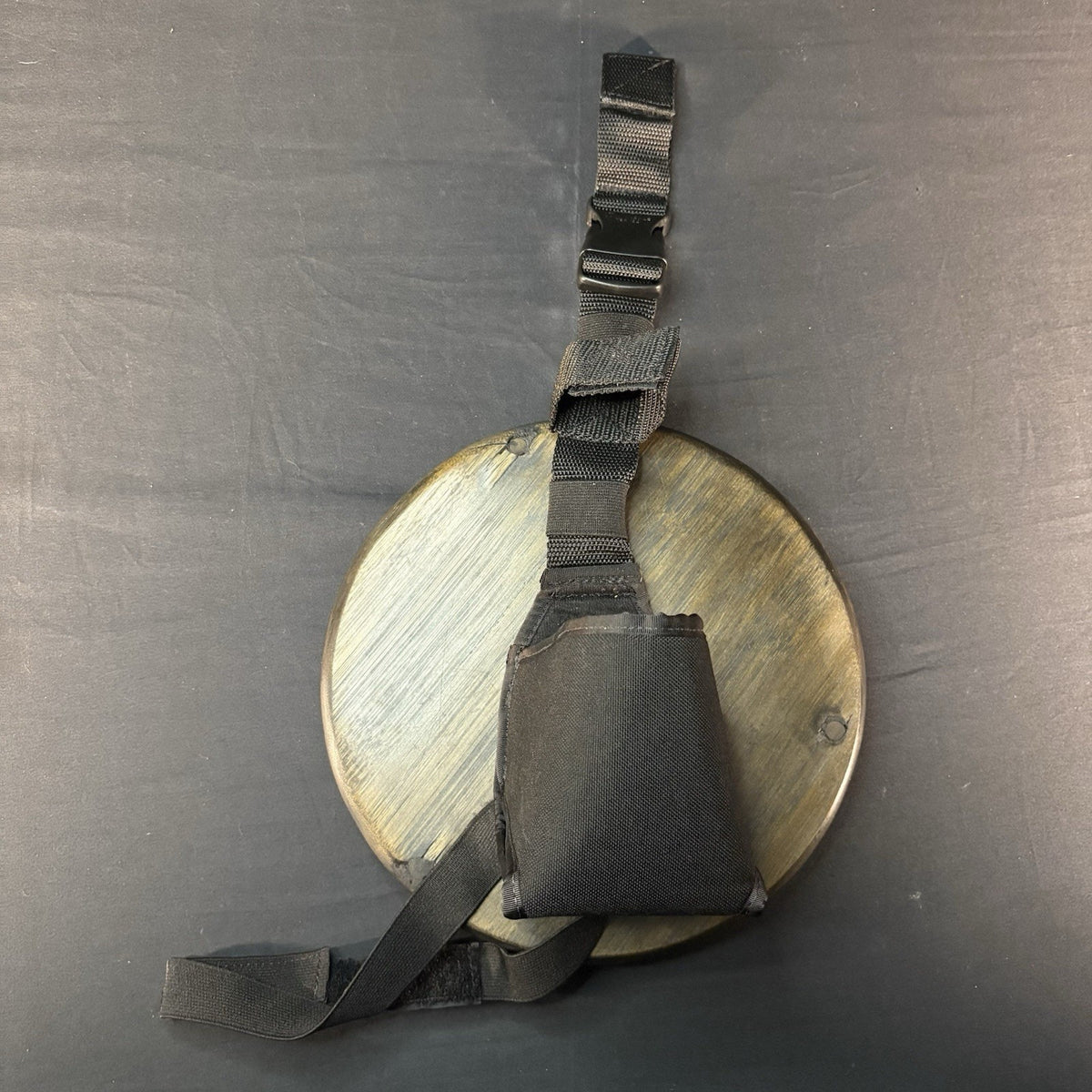 Drop Leg Holster For Large Item With Belt Loop, Strap, And Clip