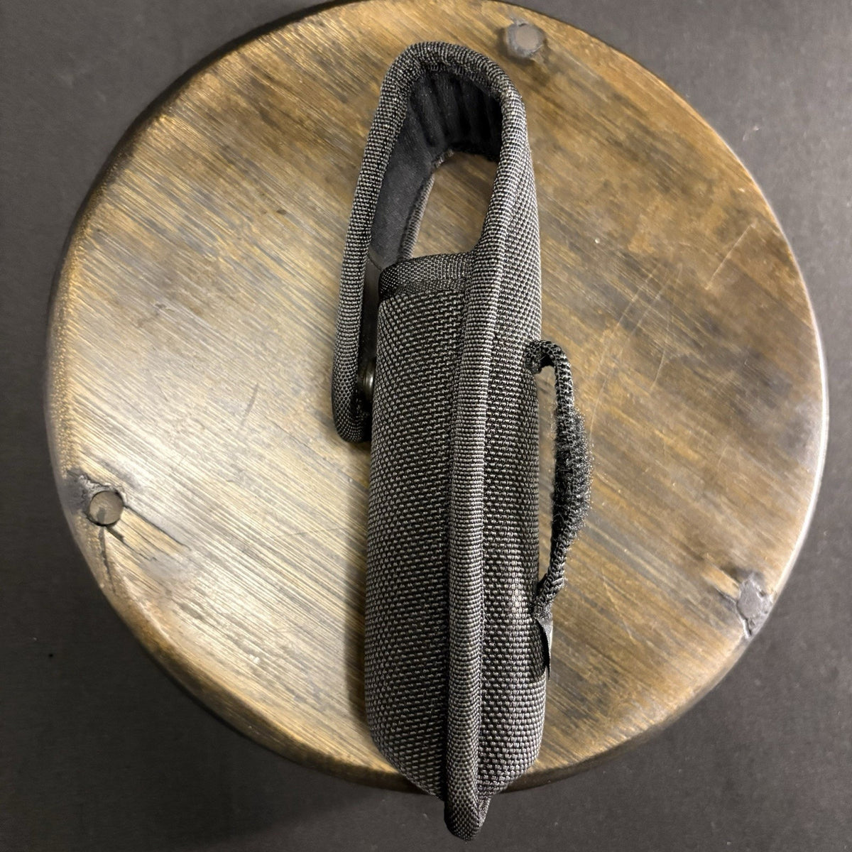 Bianchi Flashlight Pouch Size 7” Black Nylon Accumold Snap Closure