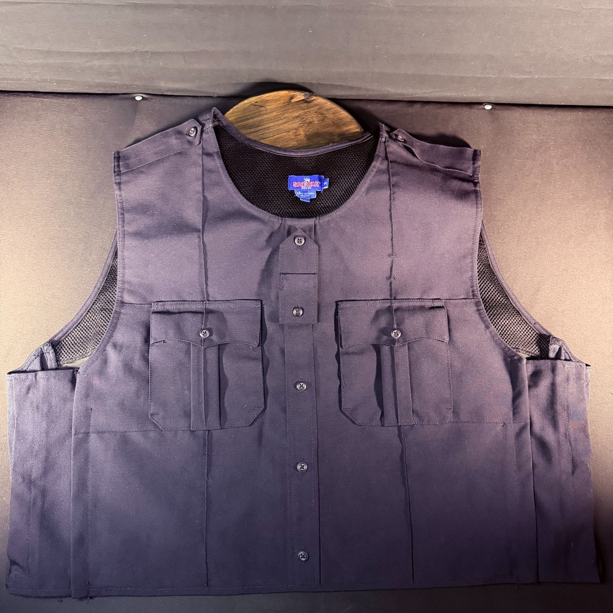 Spiewak Tactical Carrier Vest Soft Armor Vest Navy Size 3XL Mesh Vented Duty