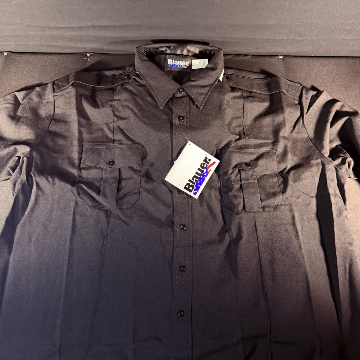 Blauer Long Sleeve 8450 Shirt Size 4XL Black Wool Class A Uniform Lot Of 3