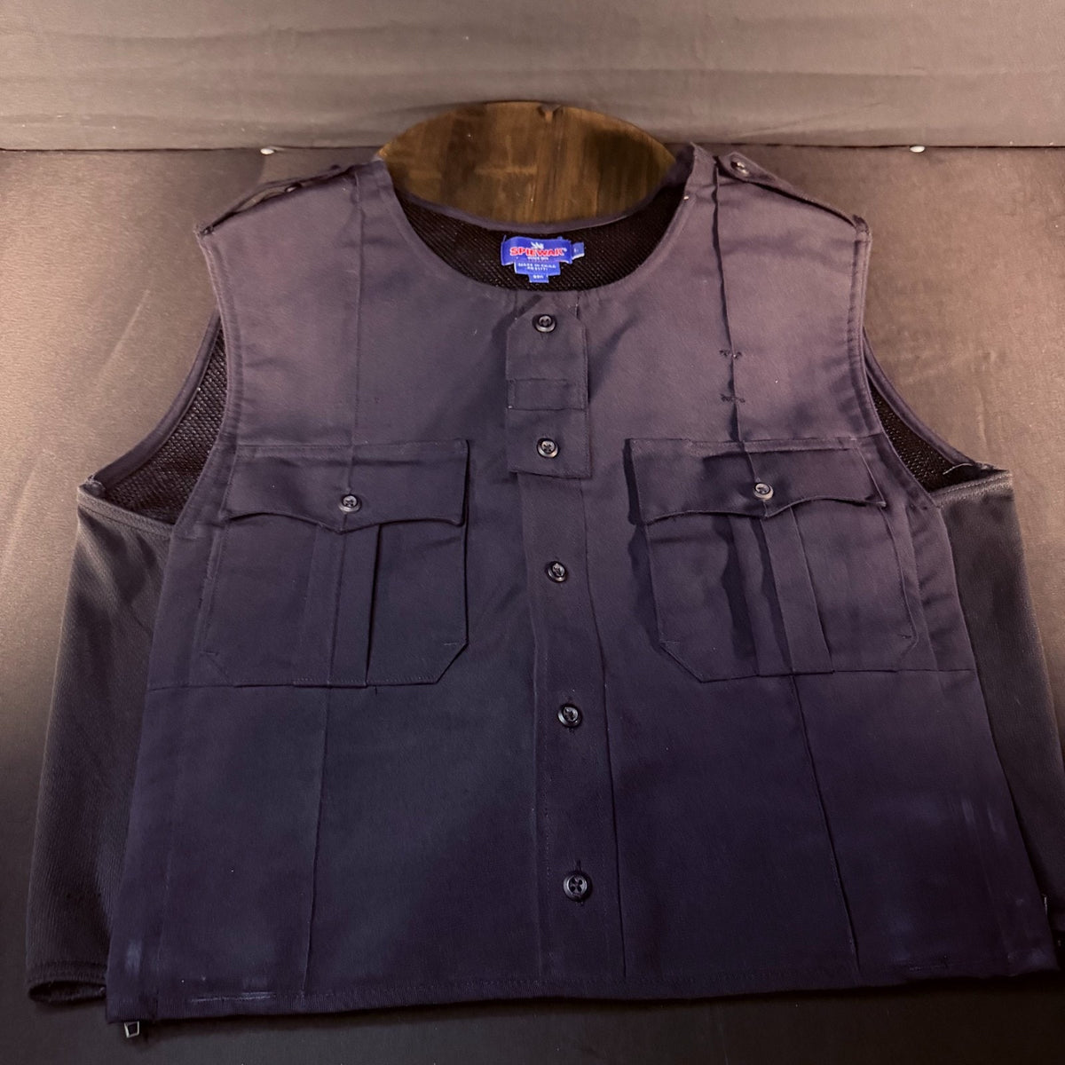 Spiewak Tactical Armor Carrier Vest Size Large Regular Dark Navy Duty Carrier
